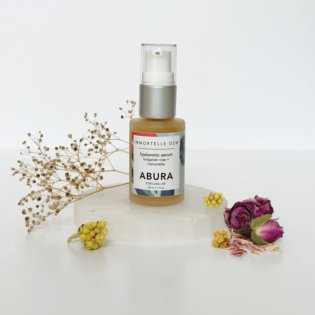 Immortelle Dew - Hyaluronic Serum - - Portland Maine - Natural Skincare Products