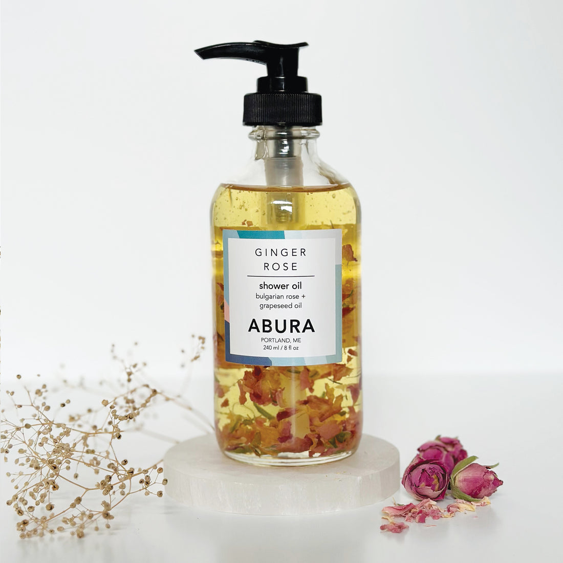 Ginger Rose Shower Oil