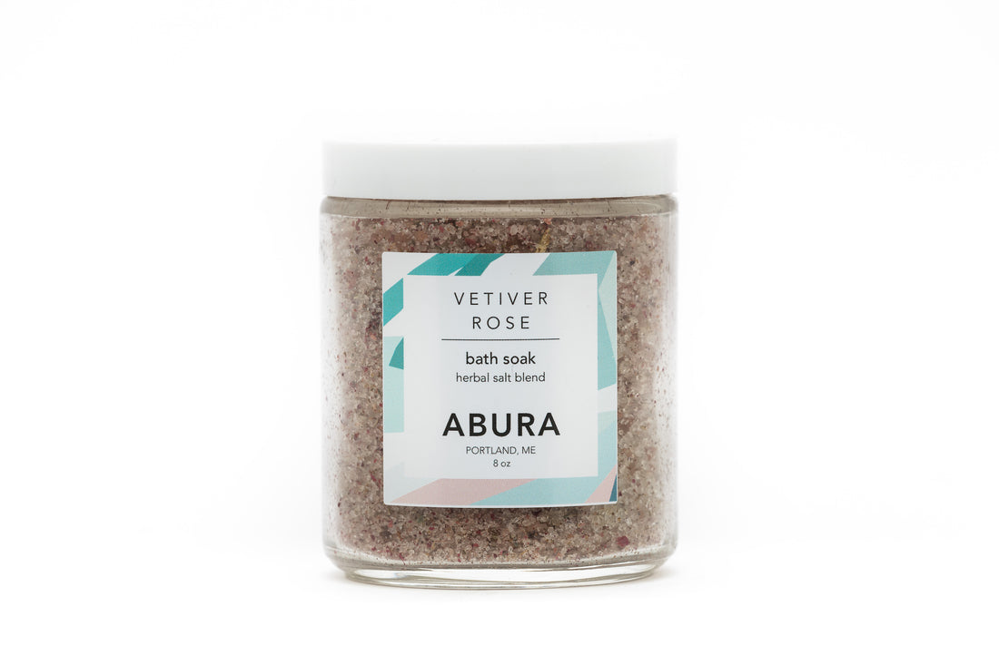 Vetiver Rose Salt Soak